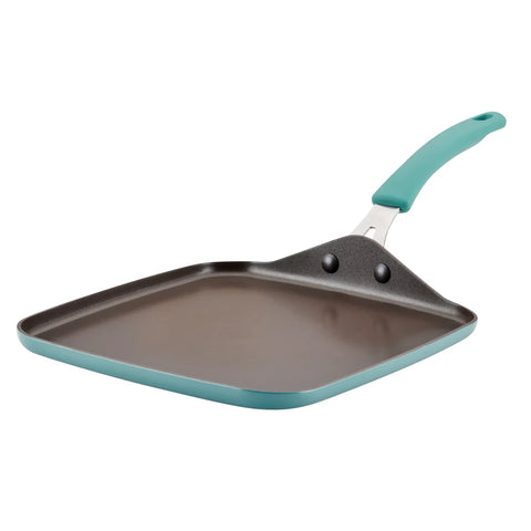 11-Inch Cook + Create Nonstick Square Griddle Pan Agave Blue