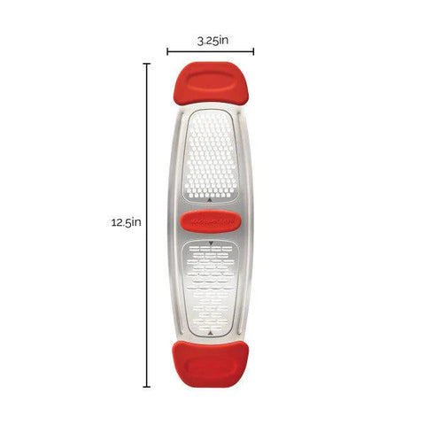 Stainless Steel Multi-Grater Red