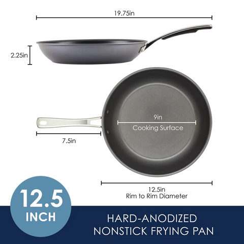 Cook + Create Hard Anodized Nonstick Frying Pans 12.5-Inch