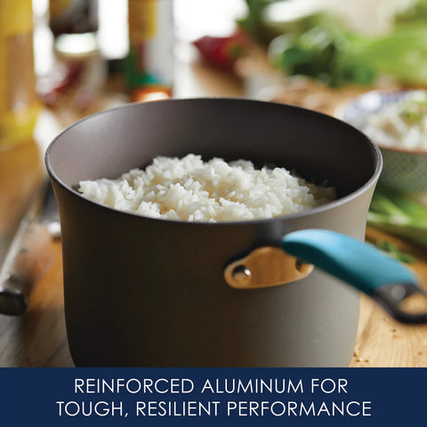 3-Quart Cucina Hard Anodized Nonstick Covered Saucepan