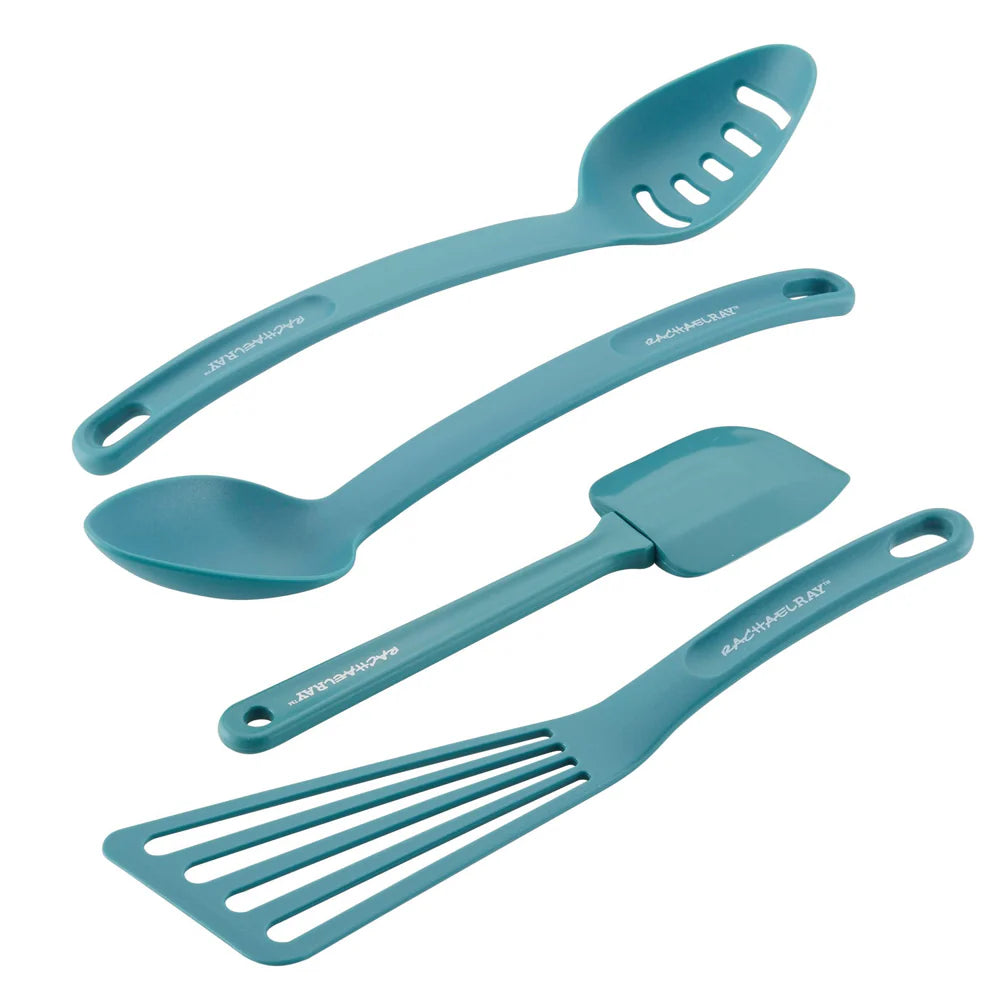 4-Piece Kitchen Tool Set Agave Blue
