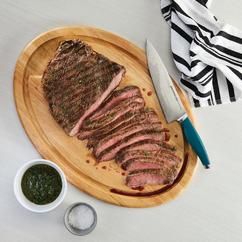 20" x 14" Oval Trencher Board Wood