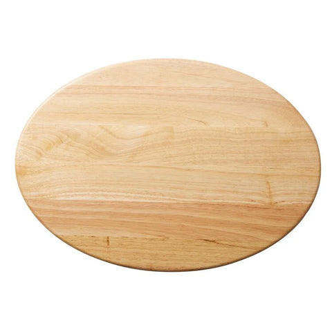 20" x 14" Oval Trencher Board Wood