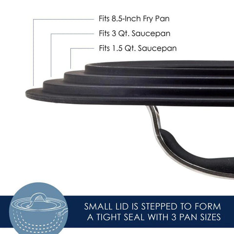 Cook + Create Hard Anodized Nonstick Cookware Sets 11-Piece Black