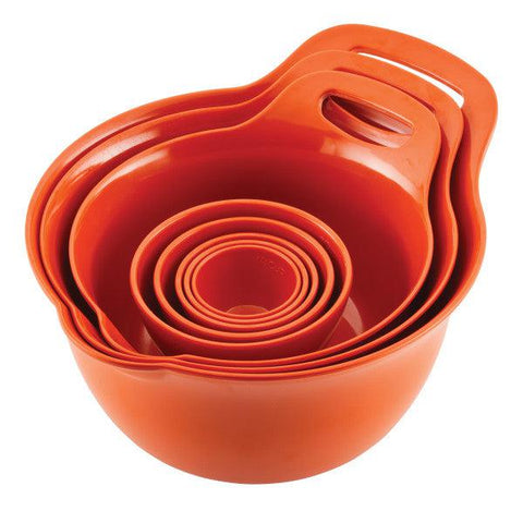 10-Piece Mix, Measure, and Utensil Set Orange