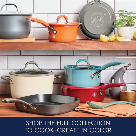 Cook + Create Hard Anodized Nonstick Cookware Sets 11-Piece Black