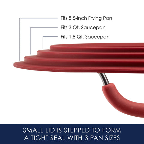 Cook + Create Nonstick Cookware Sets 11-Piece Red