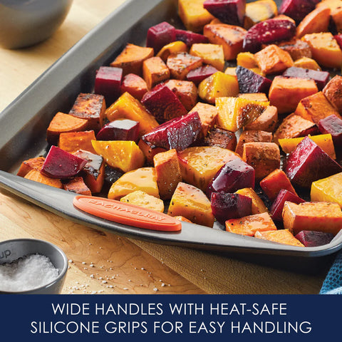 5-Piece Nonstick Bakeware Set Orange