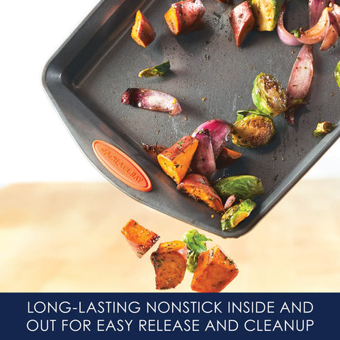 4-Piece Nonstick Sheet Pan and Turner Set 10-Inch x 15-Inch