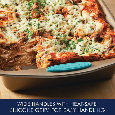 10-Piece Nonstick Bakeware Set Agave Blue