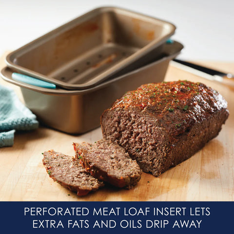 10-Piece Nonstick Bakeware Set Agave Blue