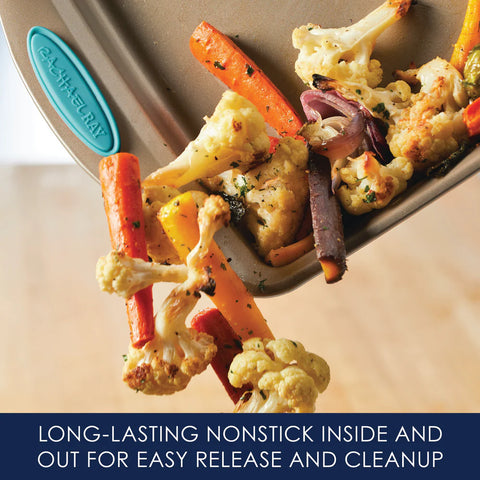 4-Piece Nonstick Bakeware Set Agave Blue