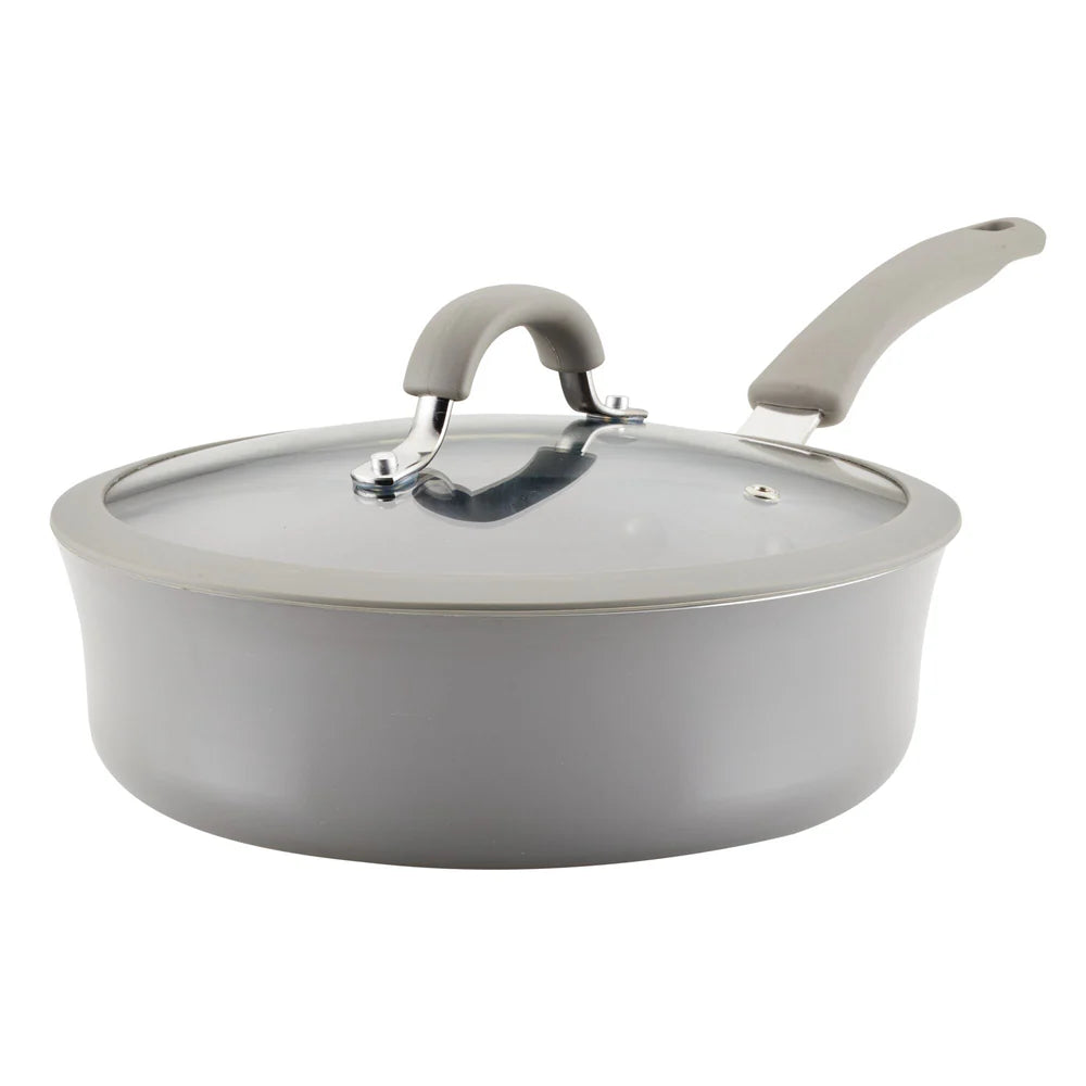 3-Quart Cook + Create Nonstick Sauté Pan with Lid Gray
