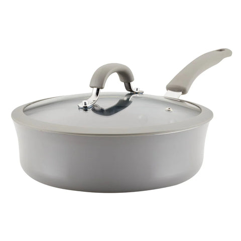 3-Quart Cook + Create Nonstick Sauté Pan with Lid Gray