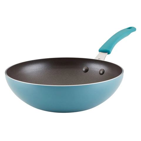 10.5-Inch Cook + Create Nonstick Open Stir Fry Agave Blue