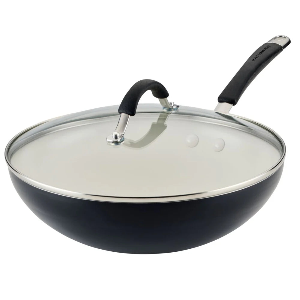 Cucina Ceramic Nonstick Stir Fry Pan Peppercorn