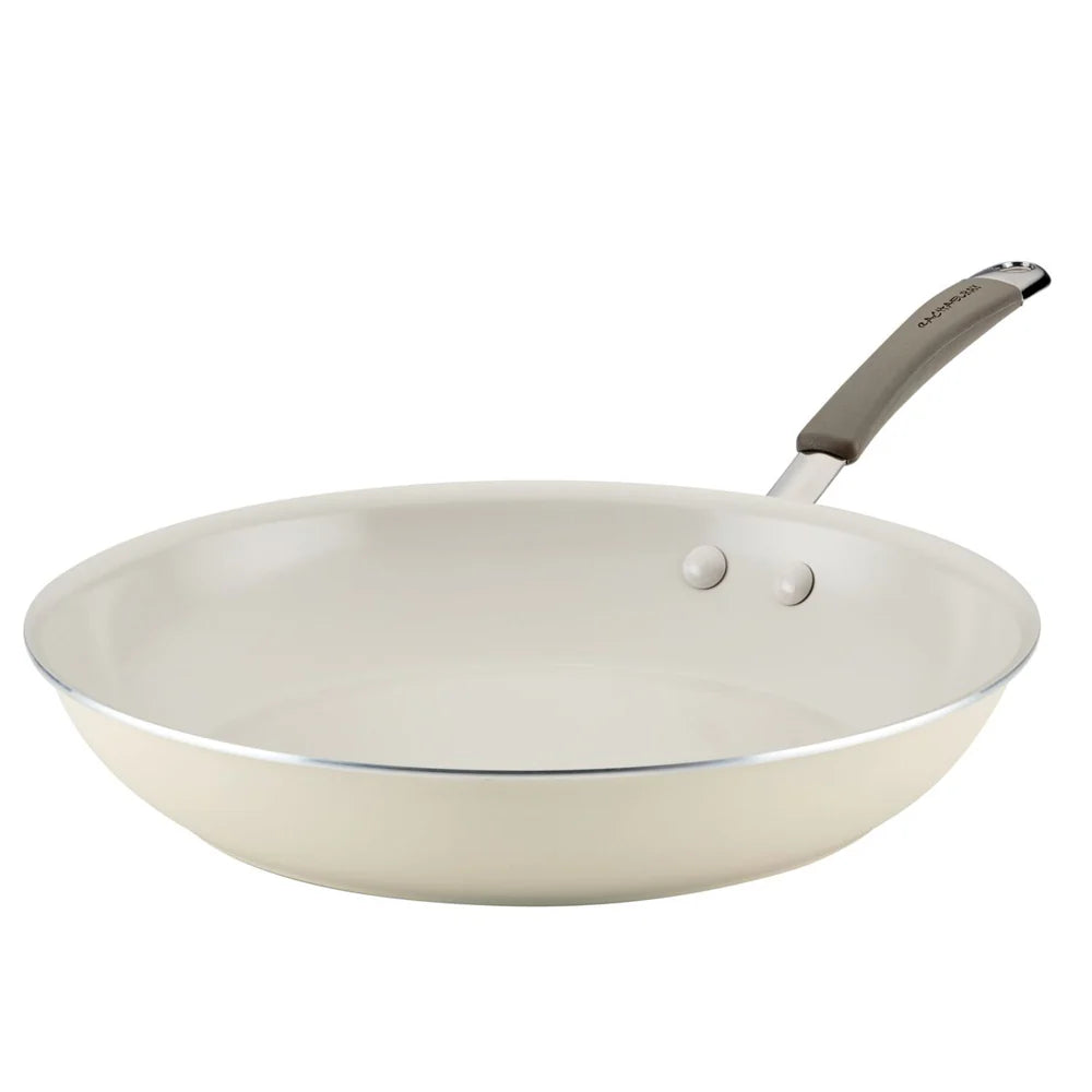 Cucina Ceramic Nonstick Frying Pan Almond 12.5"