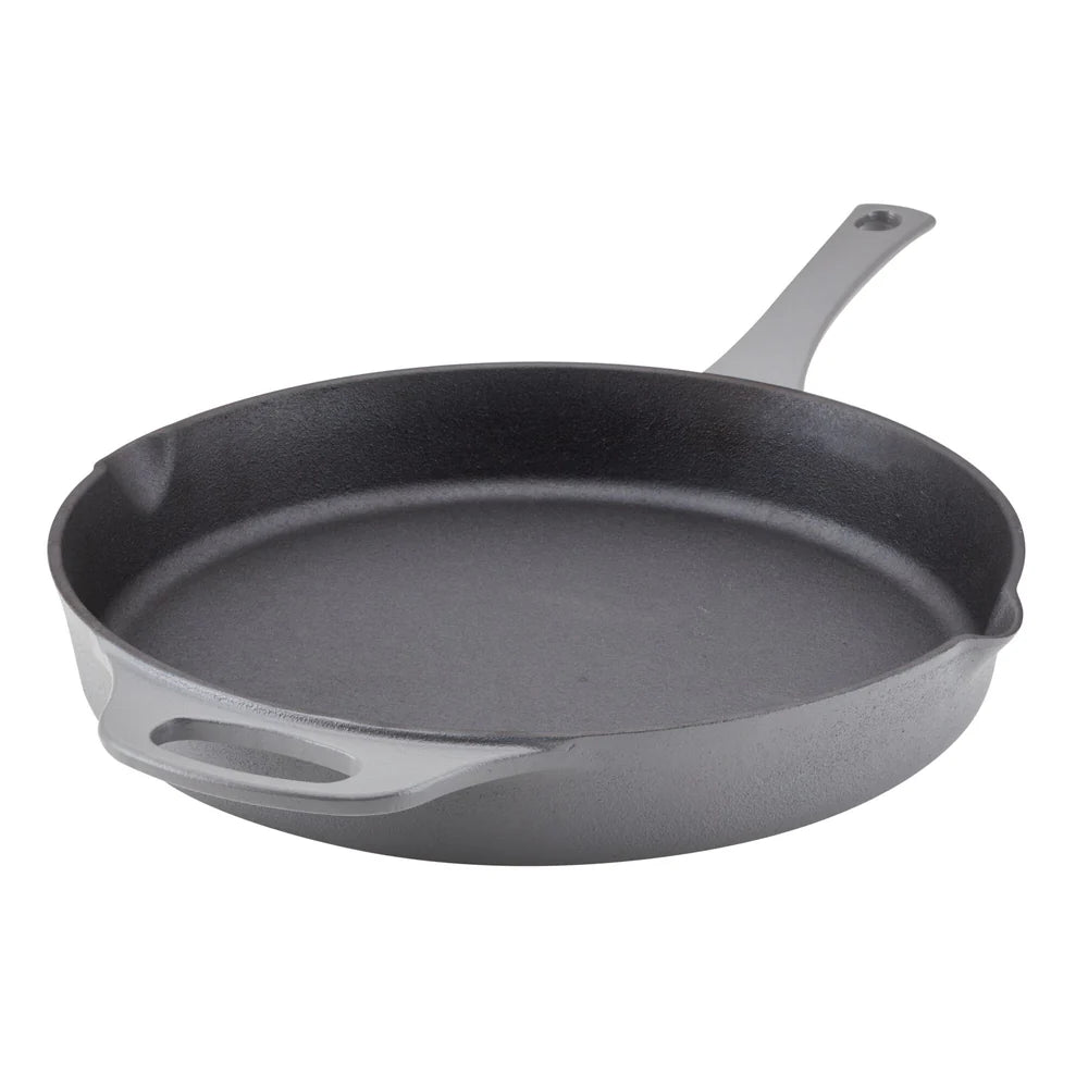 12-Inch NITRO Cast Iron Skillet Gray