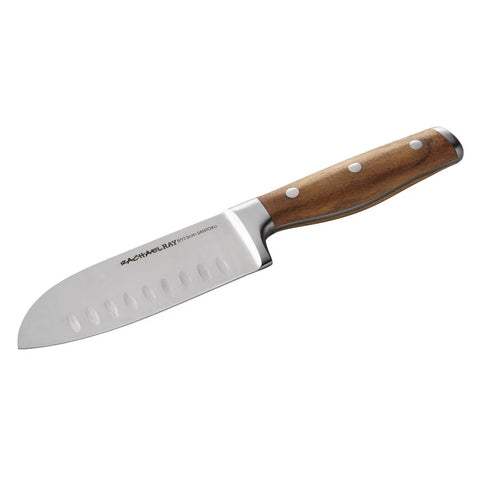 2-Piece Santoku Knife Set Wood