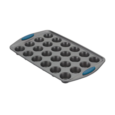 2-Piece Nonstick Muffin Pan Set Marine Blue
