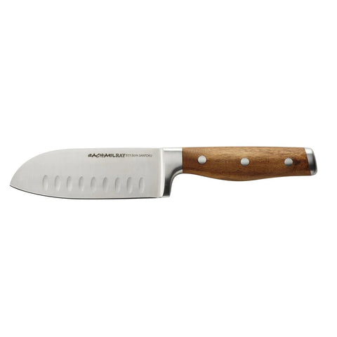 2-Piece Santoku Knife Set Wood