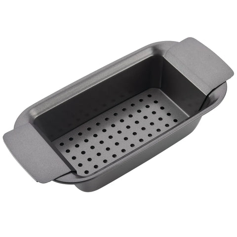 9-Inch x 5-Inch Nonstick Loaf/Meatloaf Pan Gray