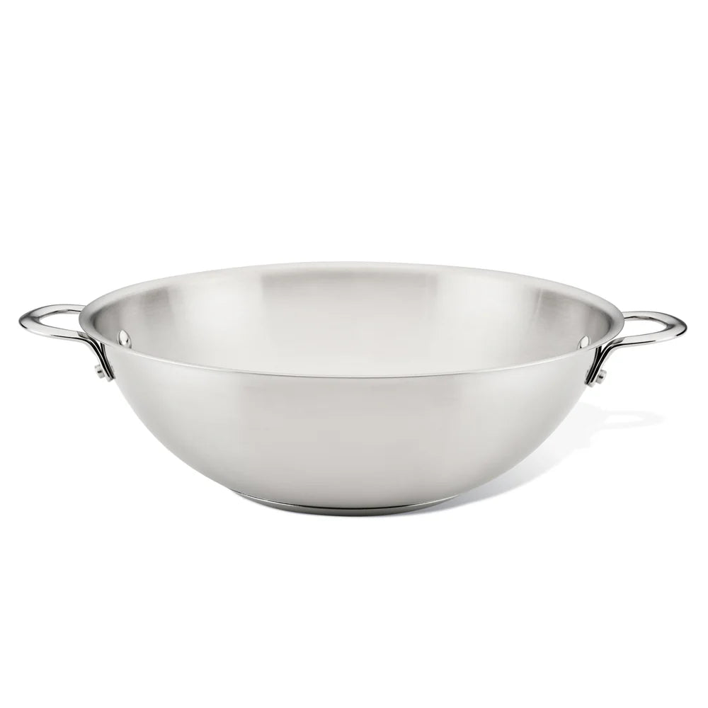 14-Inch Stainless Steel Induction Wok Stainless Steel