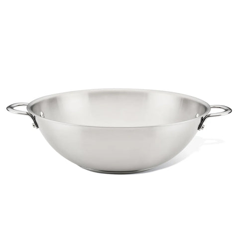 14-Inch Stainless Steel Induction Wok Stainless Steel