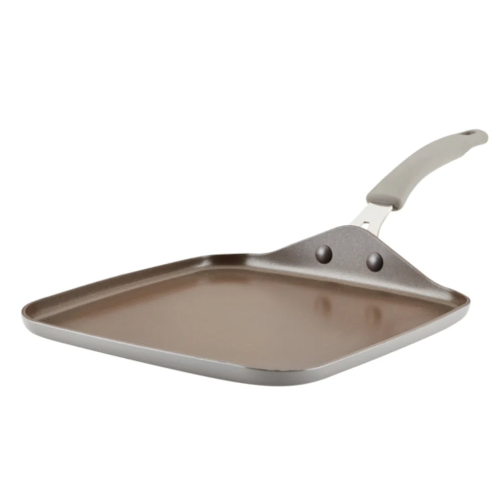 11-Inch Cook + Create Nonstick Square Griddle Pan Gray