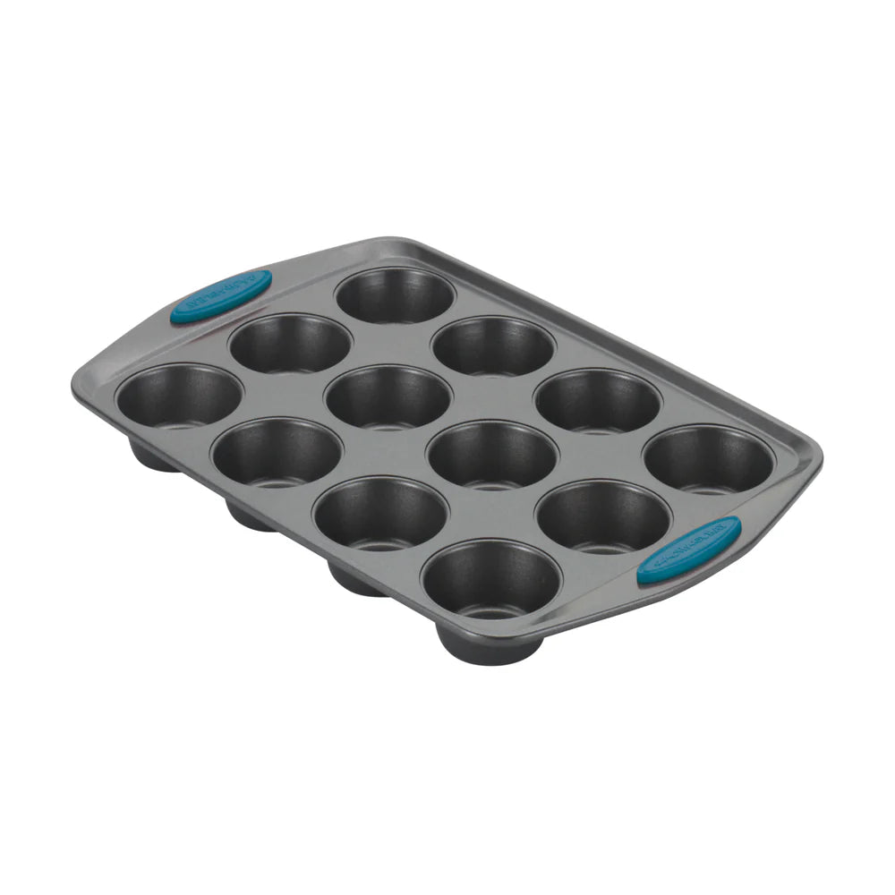 12-Cup Nonstick Cupcake & Muffin Pan Marine Blue