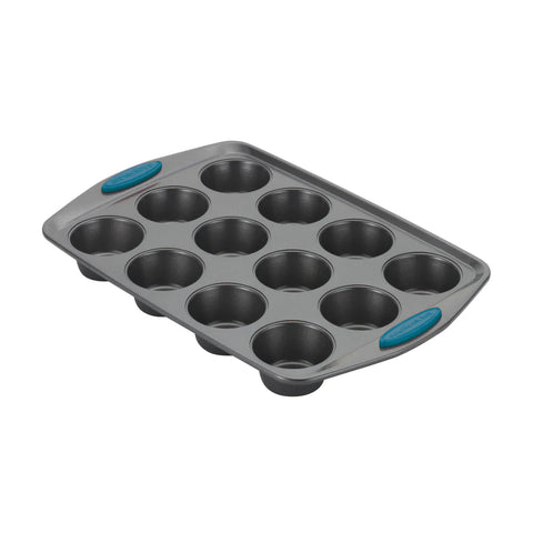 12-Cup Nonstick Cupcake & Muffin Pan Marine Blue