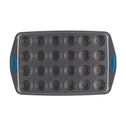 24-Cup Nonstick Mini Muffin Pan Marine Blue