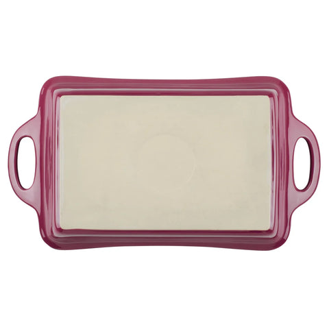9-Inch x 13-Inch Ceramic Baker Burgundy