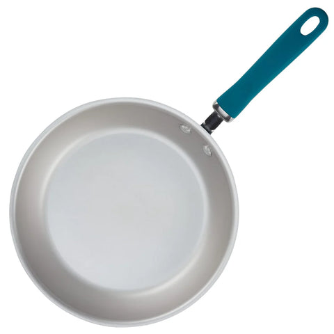 9.5-Inch and 11.75-Inch Create Delicious Nonstick Induction Frying Pans Teal Shimmer