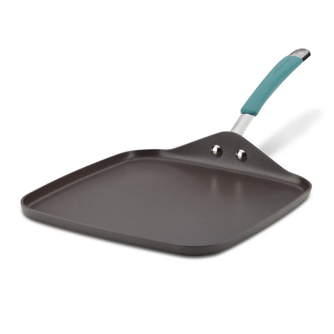 11-Inch Cucina Hard Anodized Nonstick Square Griddle Agave Blue