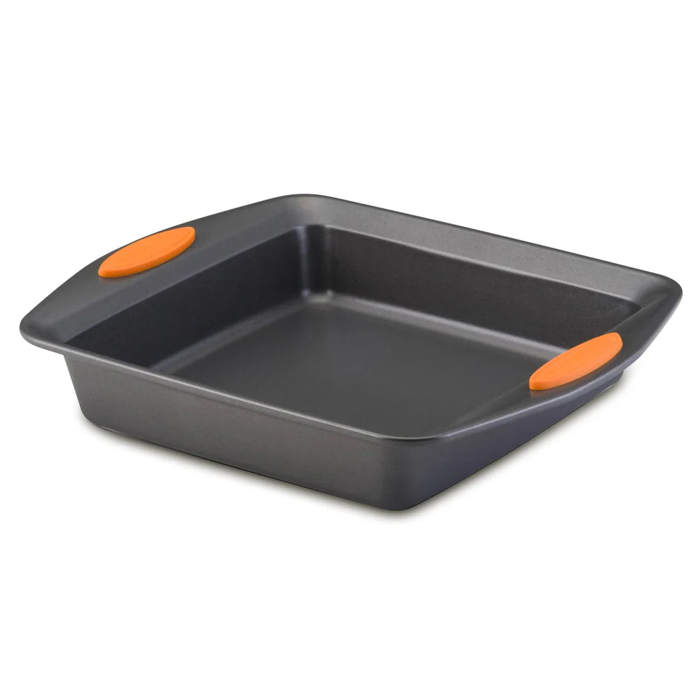 9-Inch Nonstick Square Cake Pan Orange