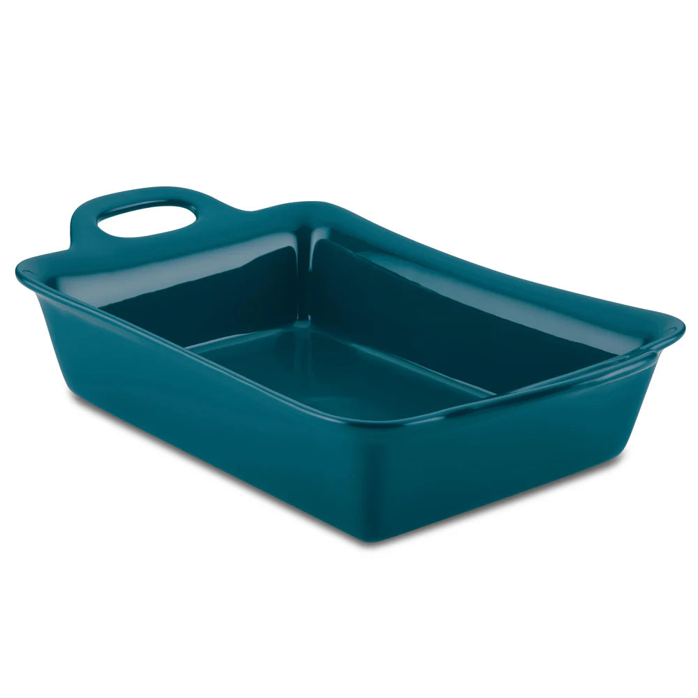 9-Inch x 13-Inch Ceramic Baker Teal