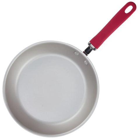 9.5-Inch and 11.75-Inch Create Delicious Nonstick Induction Frying Pans Red Shimmer