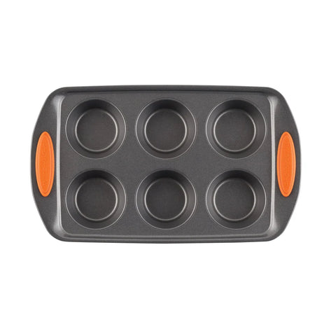 6-Cup Nonstick Muffin Pan Orange