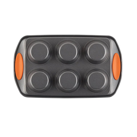 6-Cup Nonstick Muffin Pan Orange