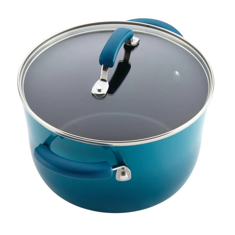 Classic Brights Nonstick Cookware Sets Marine Blue 10-PIece