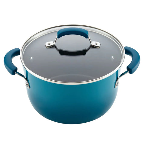 Classic Brights Nonstick Cookware Sets Marine Blue 10-PIece
