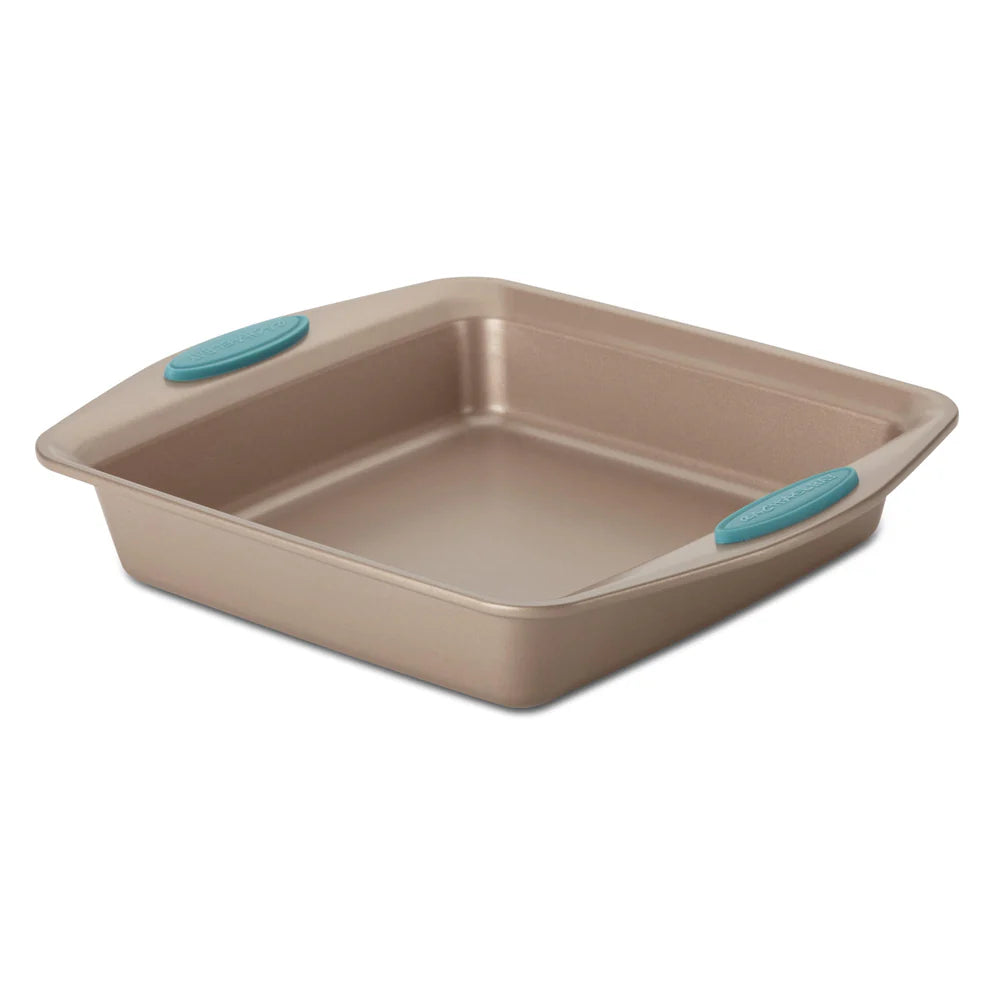 9-Inch Nonstick Square Cake Pan Agave Blue