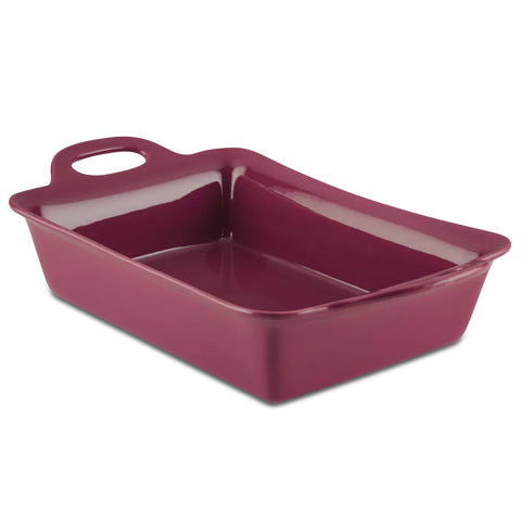 9-Inch x 13-Inch Ceramic Baker Burgundy
