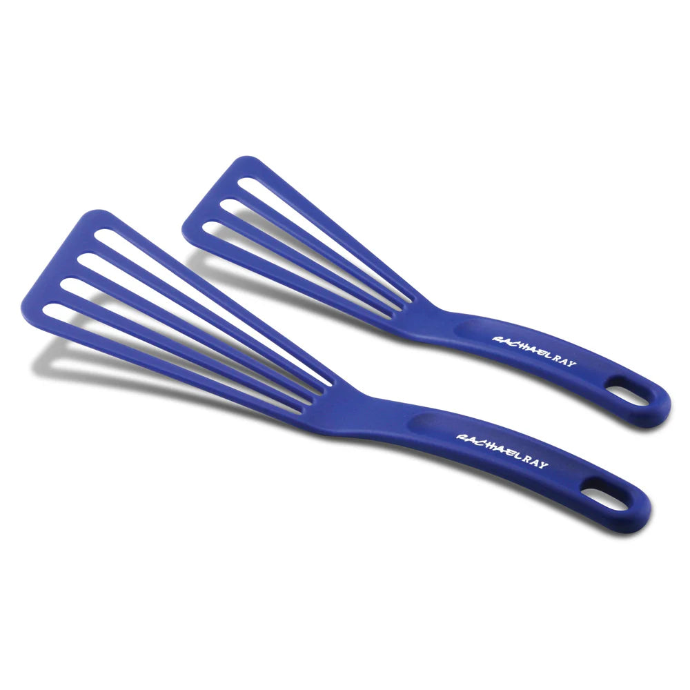 10-Inch & 12-Inch Nylon Spatula Set Blue