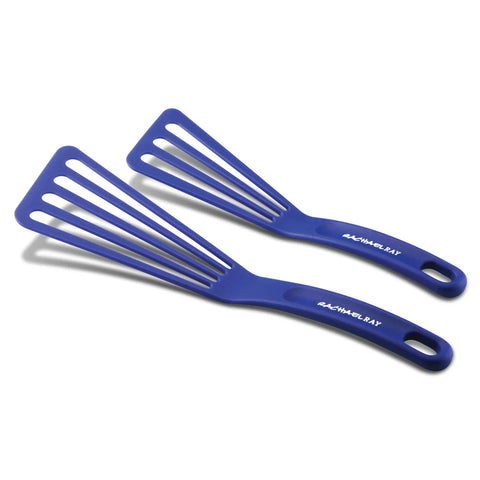 10-Inch & 12-Inch Nylon Spatula Set Blue
