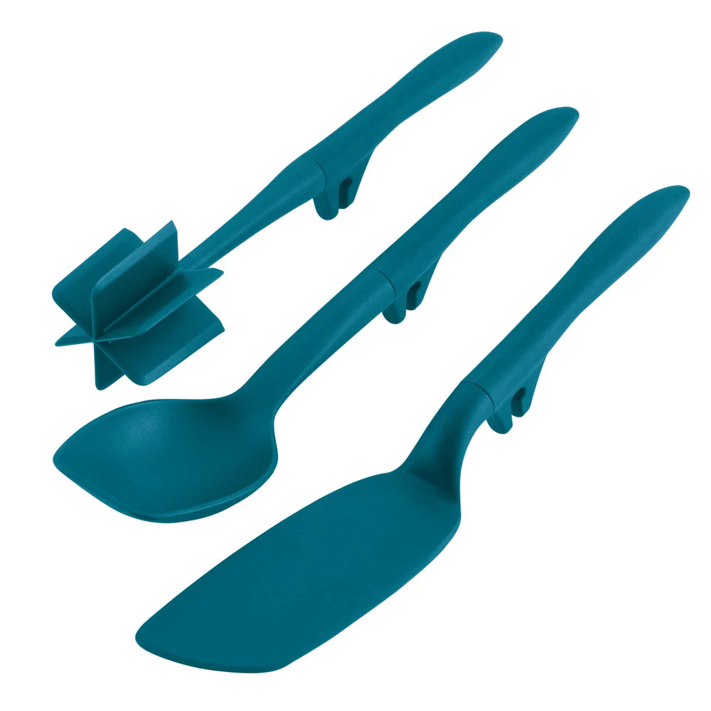 3-Piece Lazy Tool Set: Crush & Chop, Turn Teal