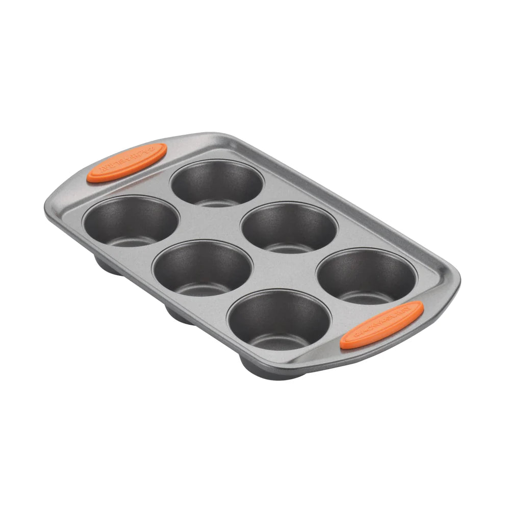 6-Cup Nonstick Muffin Pan Orange