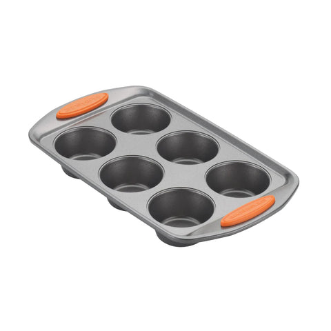 6-Cup Nonstick Muffin Pan Orange