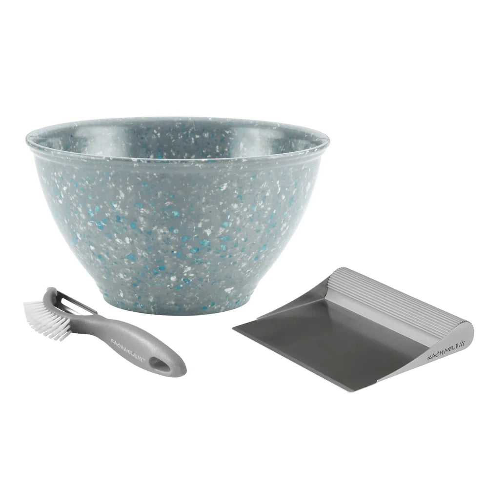 3-Piece Food Prep Set Gray